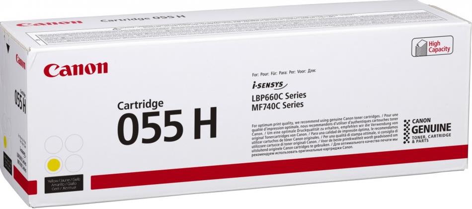 TONER YELLOW 5.9K CRG-055HY/3017C002 CANON