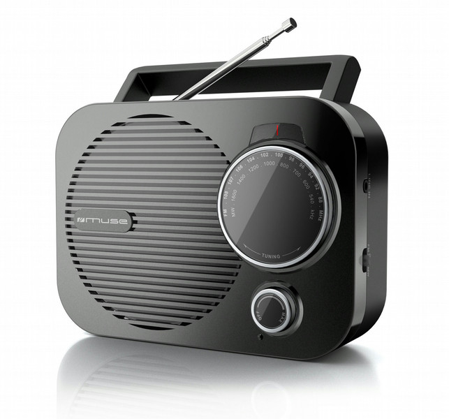 Muse - M-050 R - Portable radio - AUX in - Black