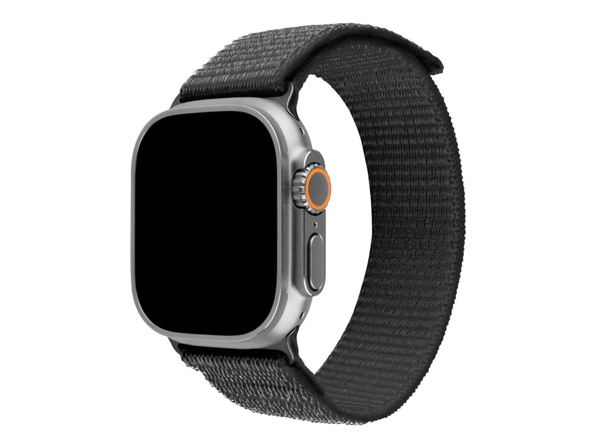 Fixed - Sporty Strap for Apple Watch Ultra 49mm - 160-210 mm - Nylon - Dark gray