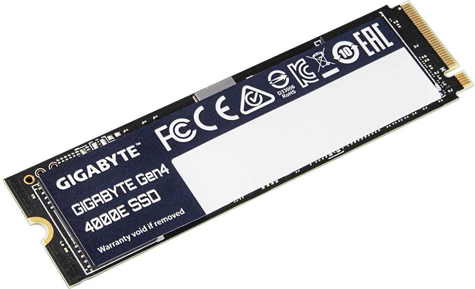 Gigabyte G440E1TB - 1000 GB - Solid-state drive interface PCI-Express 4.0 x4, NVMe 1.4 - Read speed 4000 MB/s - Write speed 3900 MB/s
