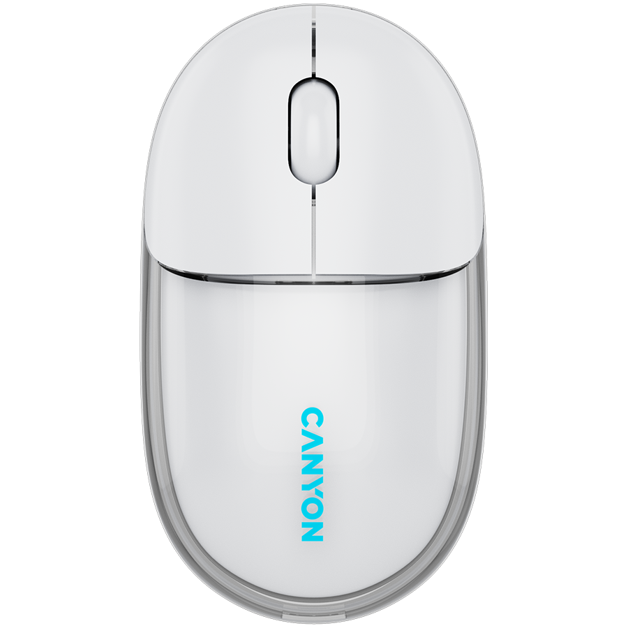 CANYON mouse OnClick 24 BT/ Wireless Transparent/White