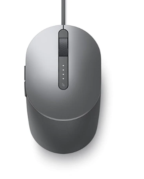 Dell - Laser Mouse - MS3220 - wired - Wired - USB 2.0 - Titan Grey