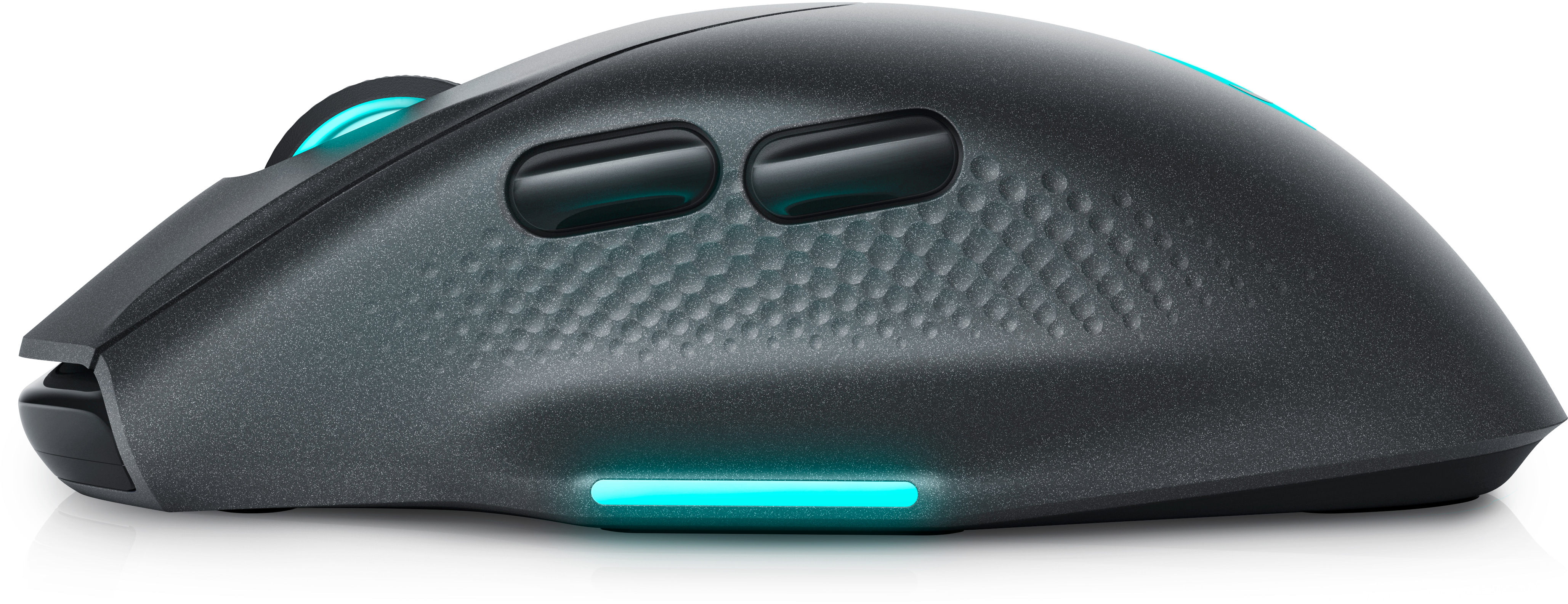 Dell - Gaming Mouse - AW620M - Wired/Wireless - USB-A - Dark Side of the Moon