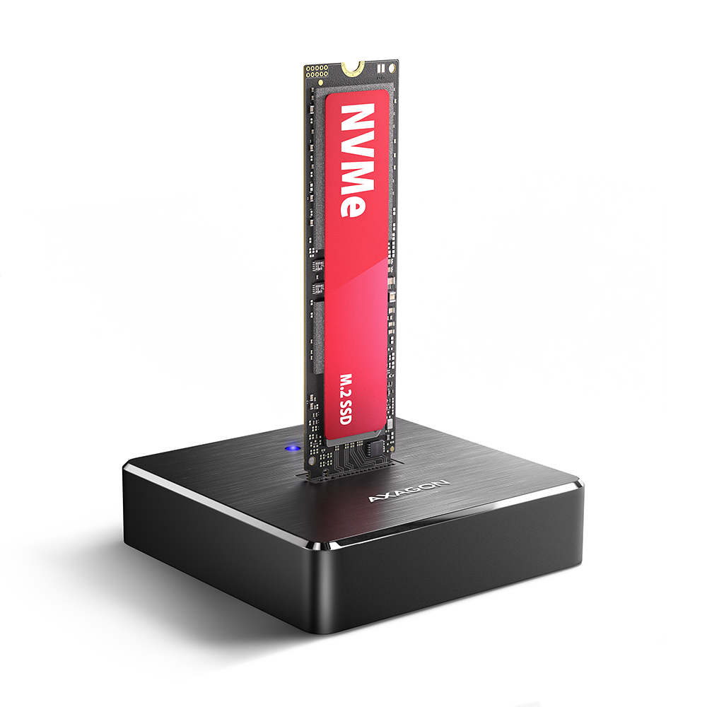 AXAGON - USB-C 10Gbps docking station for M.2 NVMe/SATA SSD - ADSA-M2C11