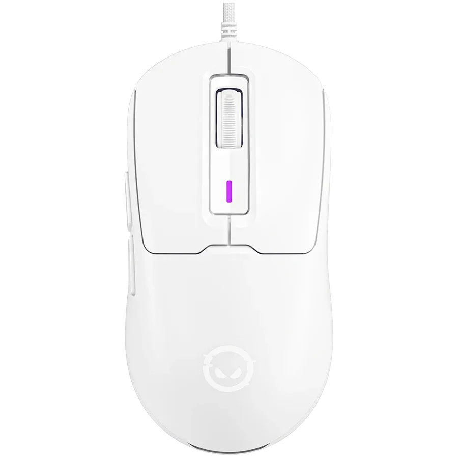 LORGAR Gaming Mouse MSA10R Advanced Wired PixArt 3311 White