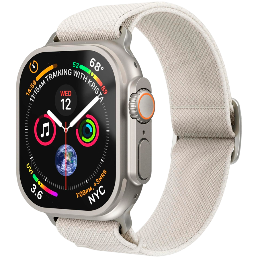 Classic Nylon Loop 40, 41, 42mm One Size, Cream