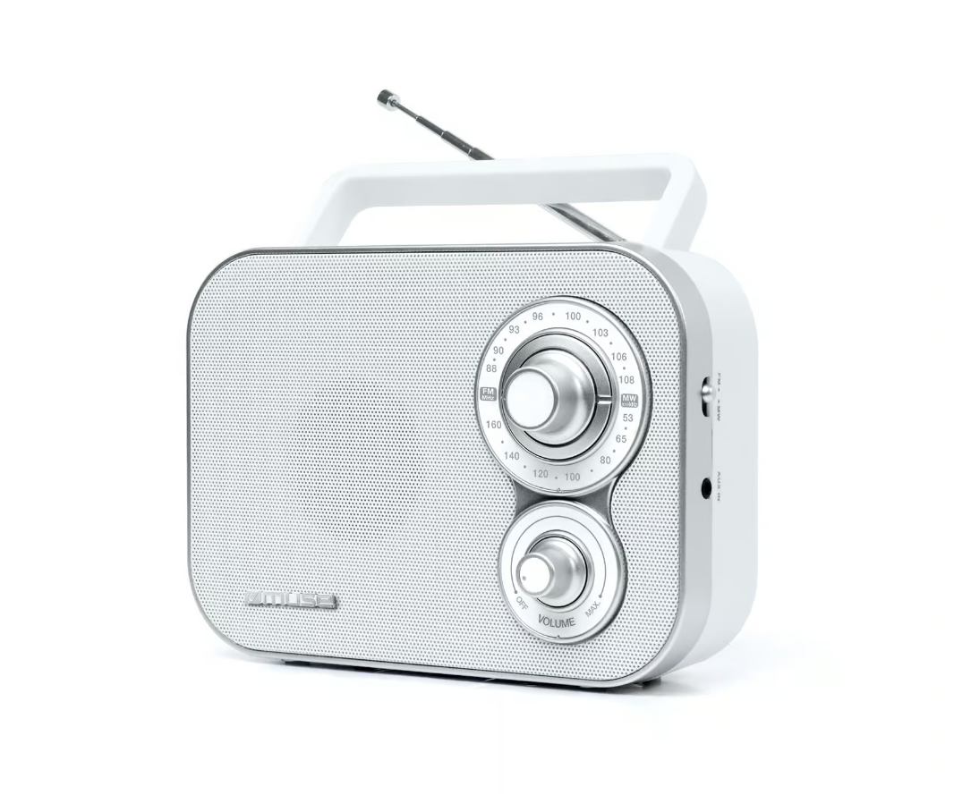 Muse - Portable Radio - M-051RW - AUX in - White