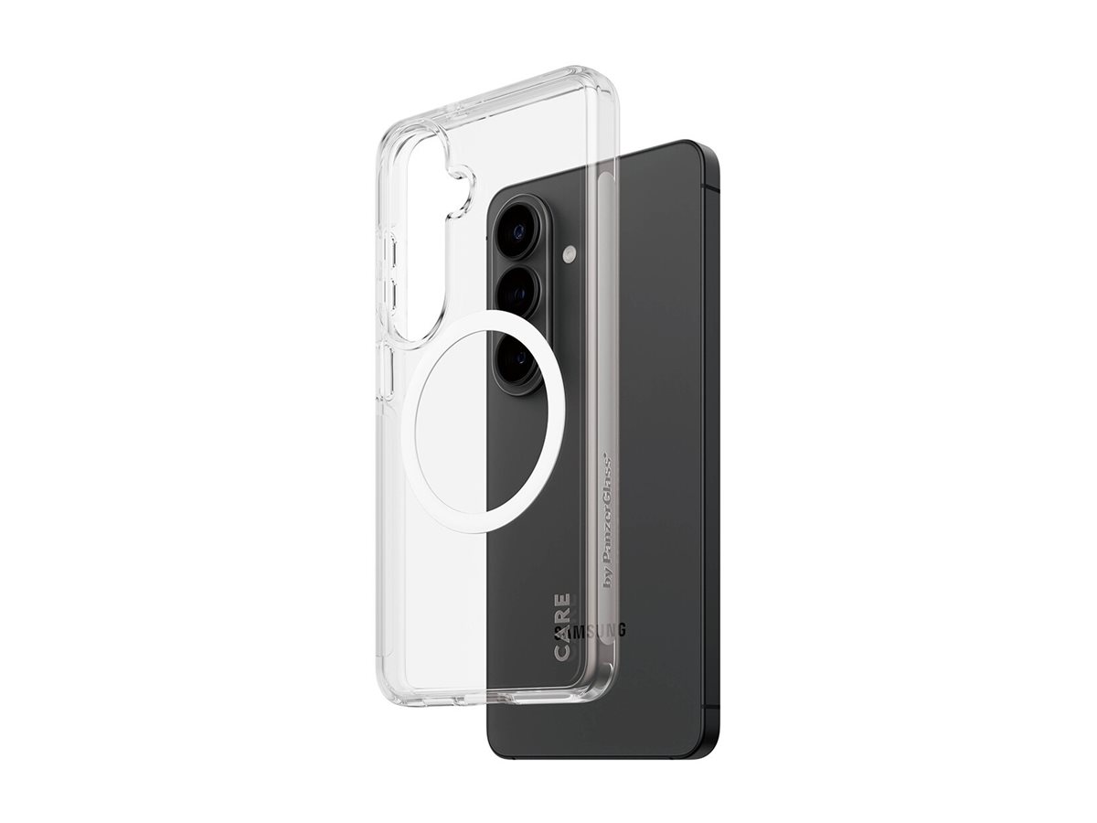 CARE by PanzerGlass Urban Explorer Case Transparent w. White Qi Samsung New Galaxy S26 - PanzerGlass