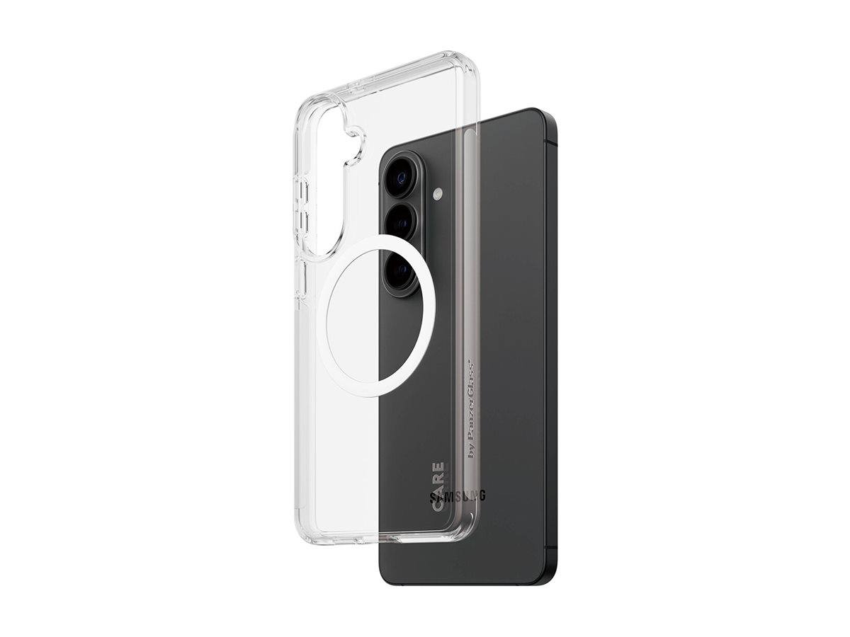 CARE by PanzerGlass Urban Explorer Case Transparent w. White Qi Samsung New Galaxy S26 Plus - PanzerGlass