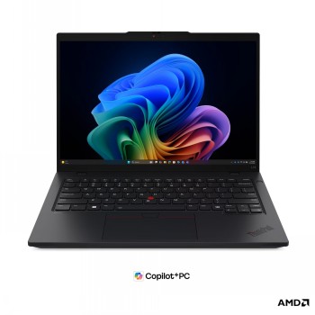 Lenovo ThinkPad L14 G7 AMD - Black - 14 " - IPS - WUXGA - 1920 x 1200 pixels - Anti-glare - AMD Ryzen AI 5 - 430 - 16 GB - SODIMM DDR5 - Solid-state drive capacity 512 GB - AMD Radeon 840M Graphics - Windows 11 Pro - 802.11be - Bluetooth version 5.4 - Key