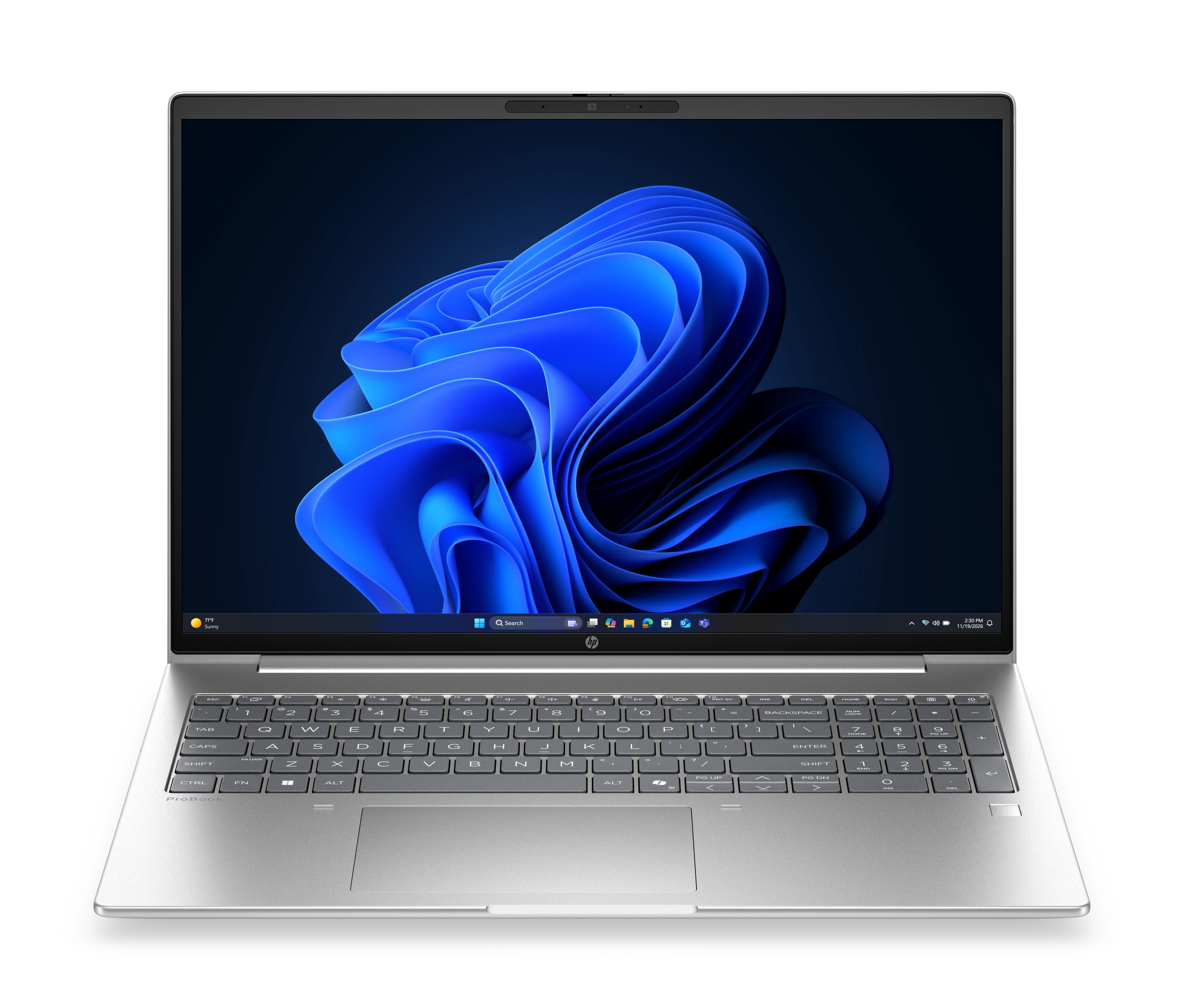 HP ProBook 4 G2a 16 - Ryzen 5 230, 16GB, 512GB SSD, 16 WUXGA 300-nit AG, 1080p non-IR cam, NO WWAN-readyness, FPR, US backlit keyboard, 56Wh, Pike Silver, Win 11 Pro, 1 years