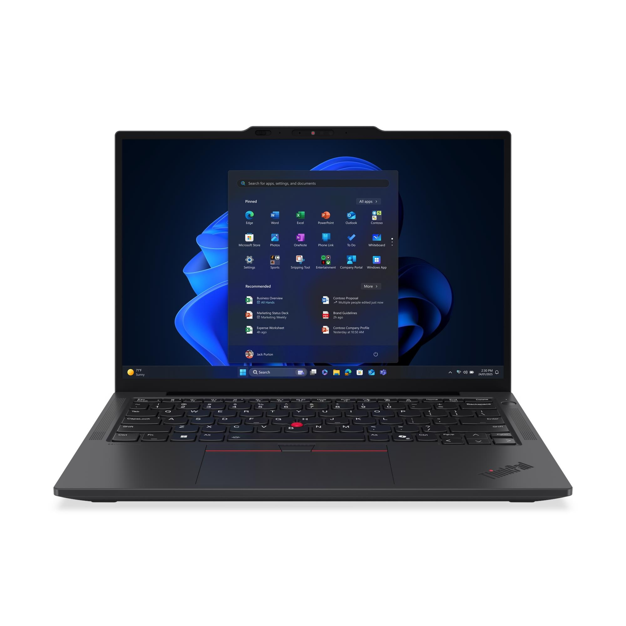 Lenovo ThinkPad X13 Gen 7 Core™ Ultra 5 325 512GB SSD 16GB 13.3" WUXGA (1920x1200) IPS WIN11 Pro BLACK 1YW