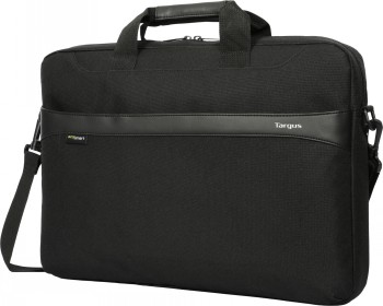 Targus - GeoLite EcoSmart Essential Laptop Case - TSS991GL - Fits up to size 17.3 " - Slipcase - Shoulder strap - Black