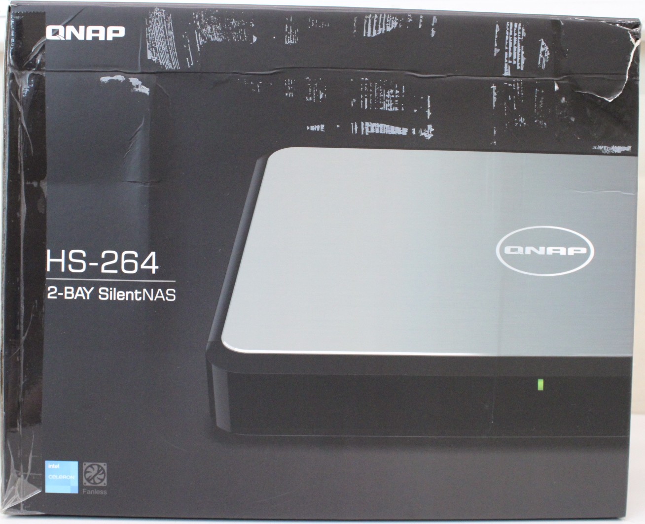 SALE OUT. - QNAP - 2-Bay SATA fanless home NAS - HS-264 - Up to 2 SATA 6Gb/s, 3Gb/s - Intel Celeron - N5105 4-core/4-thread - Processor frequency 2.9 GHz - 8 GB - N/A - DAMAGED PACKAGING, DEMO