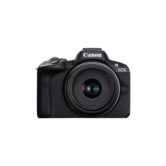 Canon - EOS R50 Mirrorless Camera Body (SIP) - Megapixel 24.2 MP - Image stabilizer - ISO sensitivity (max) 32000 - Display diagonal 2.95 " - Wi-Fi - Video recording - Automatic, manual - CMOS - Black