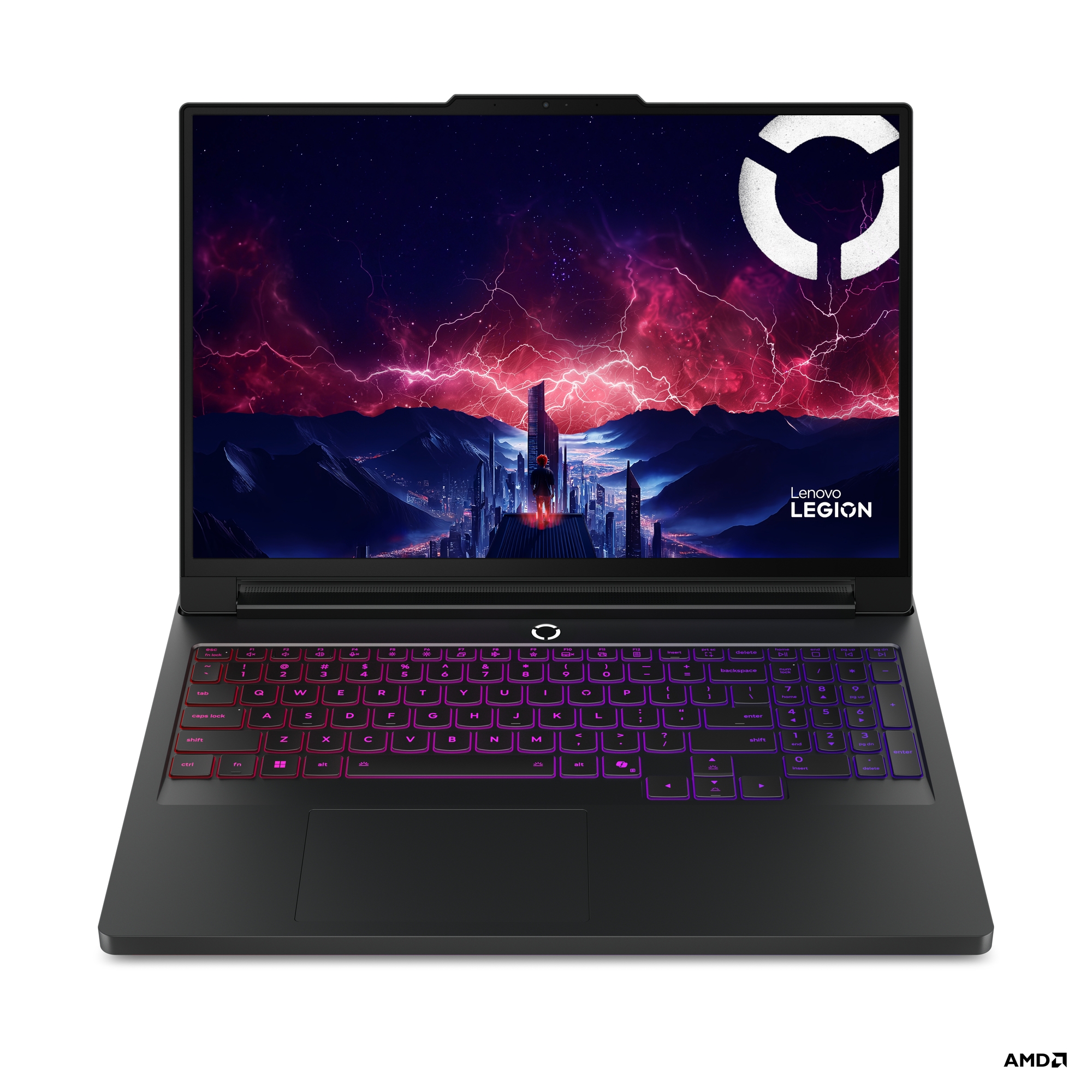 Lenovo Legion Pro 7 16AFR10H - Eclipse Black - 16 " - OLED - WQXGA - 2560 x 1600 pixels - 240 Hz - Glossy - AMD Ryzen 9 - 9955HX - 32 GB - SO-DIMM DDR5 - Solid-state drive capacity 1000 GB - NVIDIA GeForce RTX 5070 Ti - GDDR7 - 12 GB - Windows 11 Home - 8