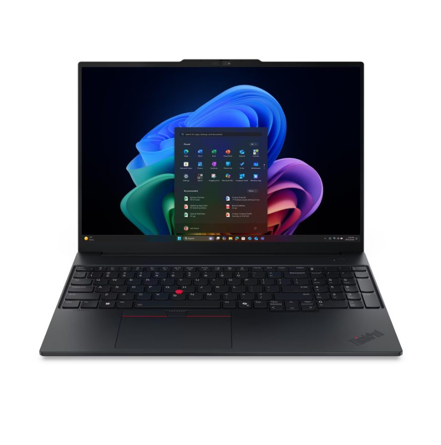 Lenovo ThinkPad E16 G4 Intel - Black - 16 " - IPS - WUXGA - 1920 x 1200 pixels - Anti-glare - Intel Core 5 - 320 - 16 GB - SODIMM DDR5 - Solid-state drive capacity 512 GB - Intel Graphics - Windows 11 Pro - 802.11be - Bluetooth version 5.4 - Keyboard lang
