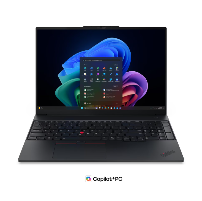 Lenovo ThinkPad E16 G4 Intel - Black - 16 " - IPS - WUXGA - 1920 x 1200 pixels - Anti-glare - Intel Core Ultra 7 - 355 - 24 GB - SODIMM DDR5 - Solid-state drive capacity 512 GB - Intel Graphics - Windows 11 Pro - 802.11be - Bluetooth version 5.4 - Keyboar