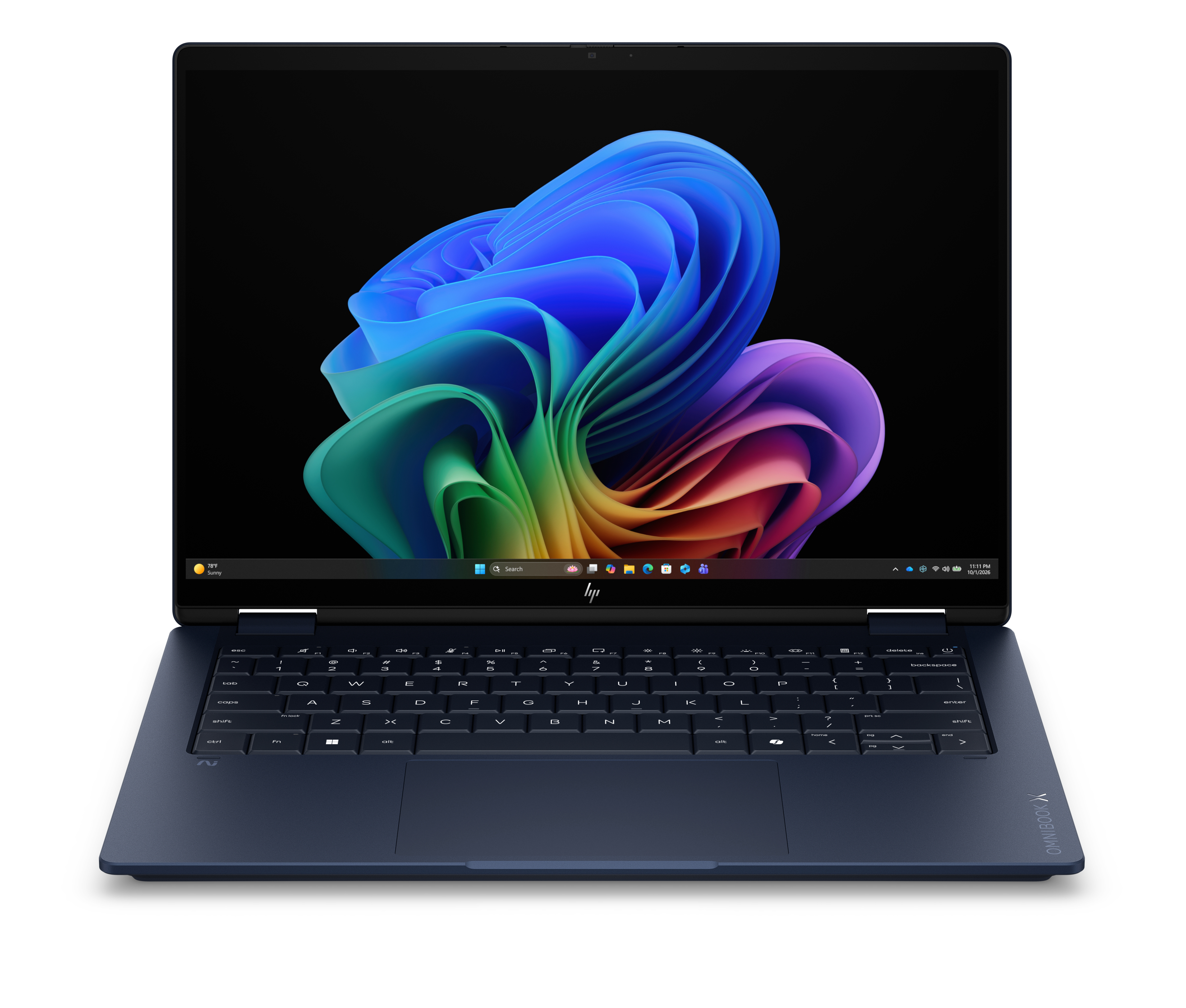 HP OmniBook X Flip x360 NG AI 14-kc0008nnx - Ryzen AI 5 430, 16GB LPDDR5X 8000 on-board, 1TB, Touch/14.0 3K (2880x1800) OLED Brightview LBL, Athmospheric Blue - 5MP IR TNR, Not Included 65W AC Adapter, Win 11 Home, 1 years