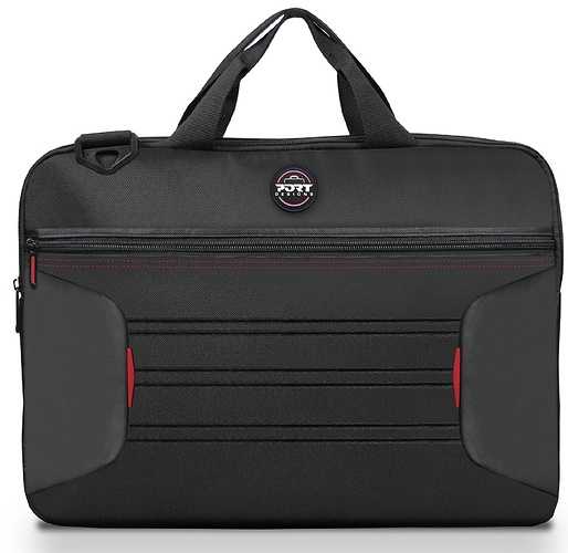 PORT DESIGNS - PREMIUM PACK 17.3 - Messenger - Briefcase - Black