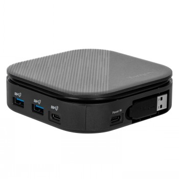 Targus - Universal DisplayLink USB-C Dual Monitor Travel Docking Station, 80W - HDMI ports quantity 2 - Ethernet LAN