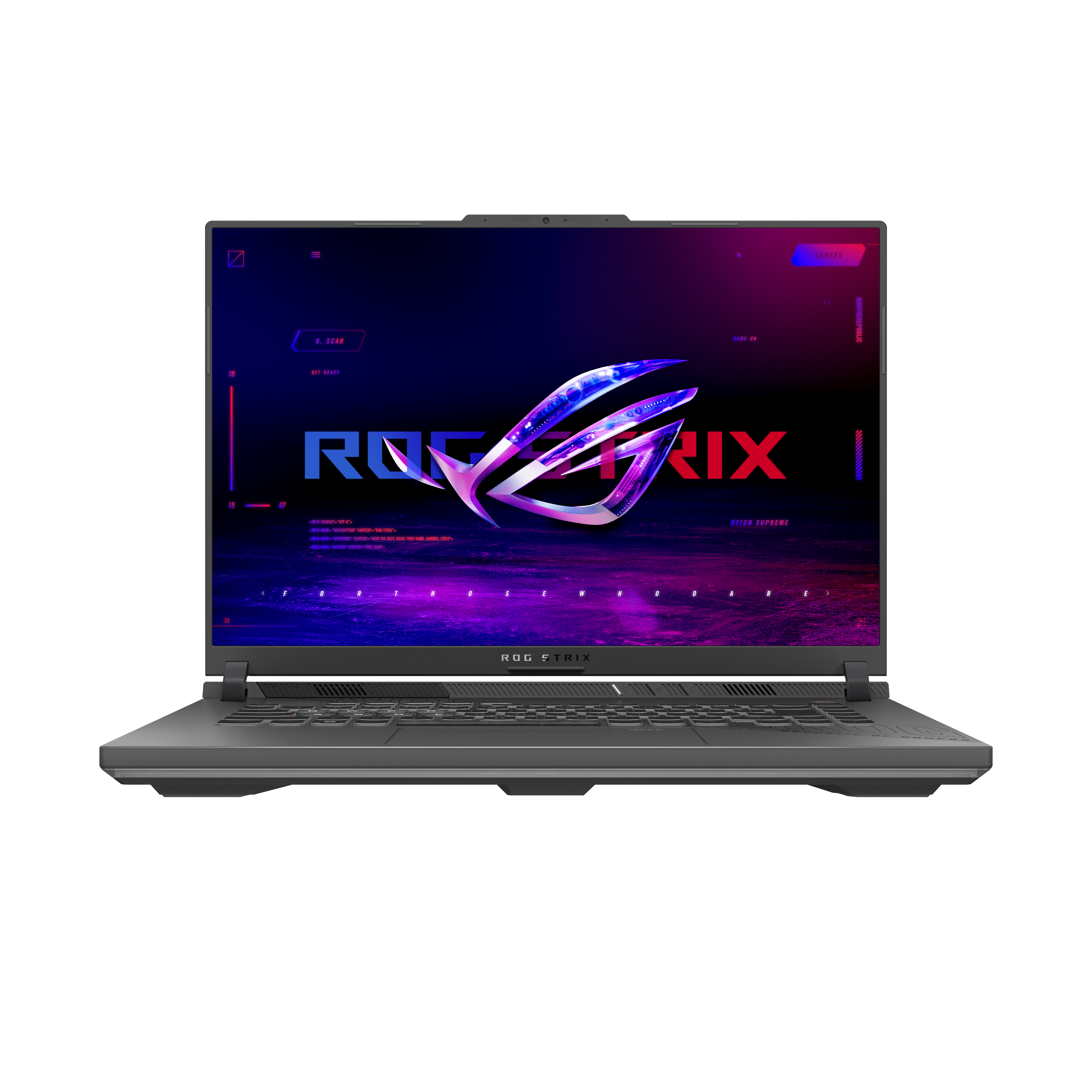 Asus G614PR-RV092W - Asus G614PR-RV092W - ROG Strix G16 - Eclipse Gray - 16 " - IPS - WUXGA - 1920 x 1200 pixels - Anti-glare - AMD Ryzen 9 - 8940HX - 16 GB - SO-DIMM - Hybrid hard drive (H-HDD) capacity 1000 GB - NVIDIA GeForce RTX 5070 Ti - DDR7 - 12 GB